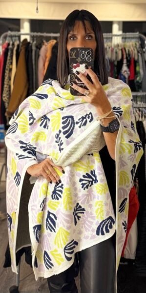 Poncho tejido